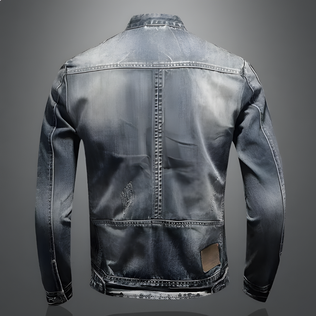 Giacca da uomo in stile denim