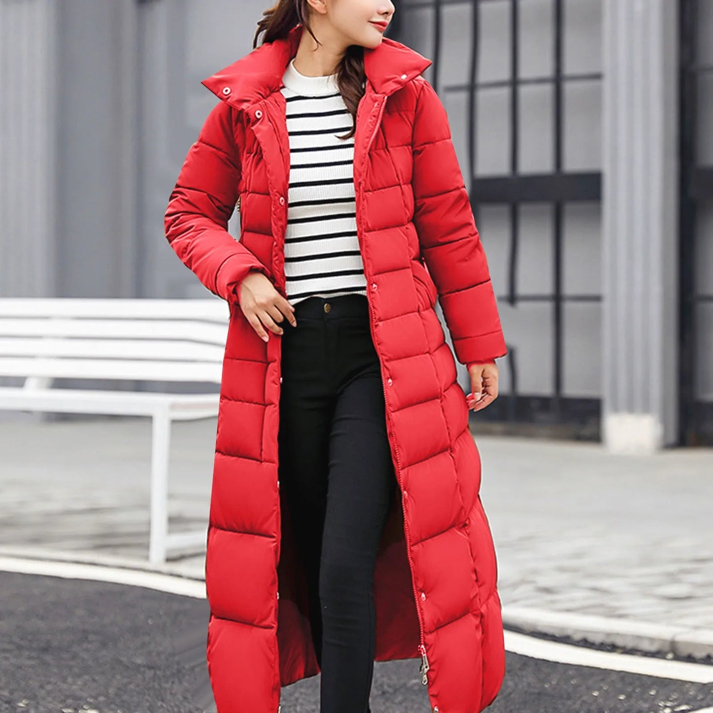 Giacca Parka Lunga da Donna Invernale