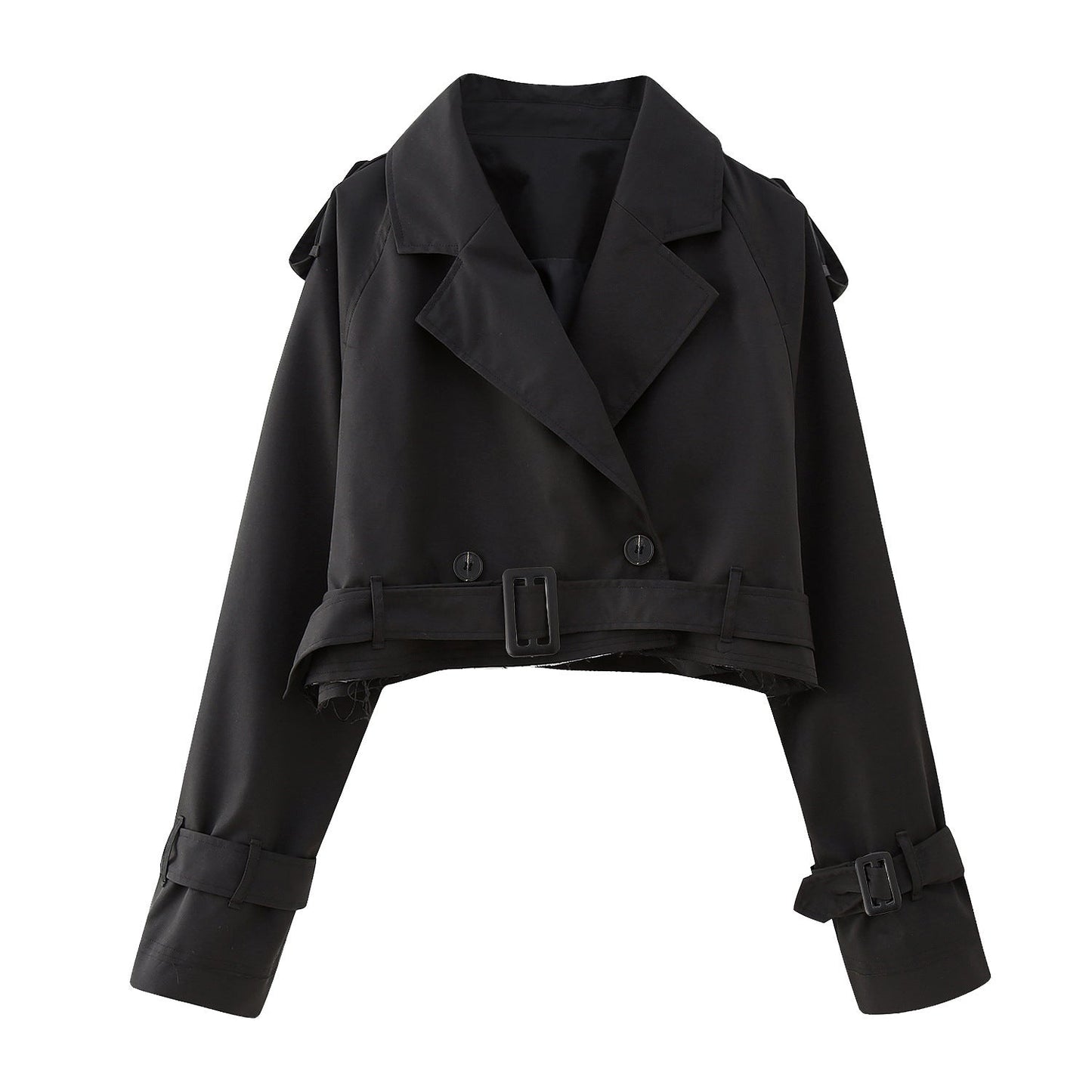 Cappotto Trench Corto da Donna  Vestibilità Relaxed