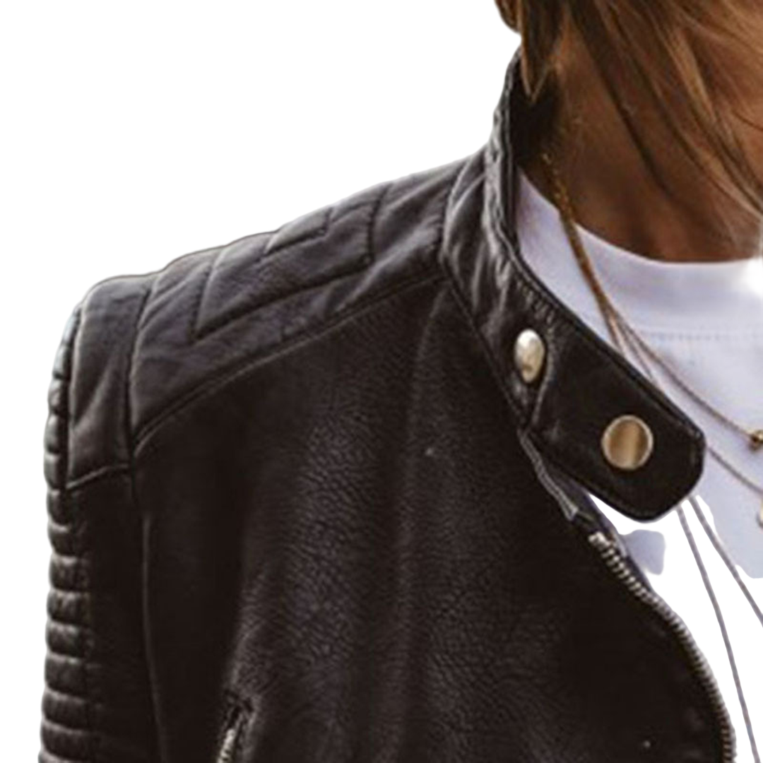 Giacca Biker da Donna in Ecopelle Corto