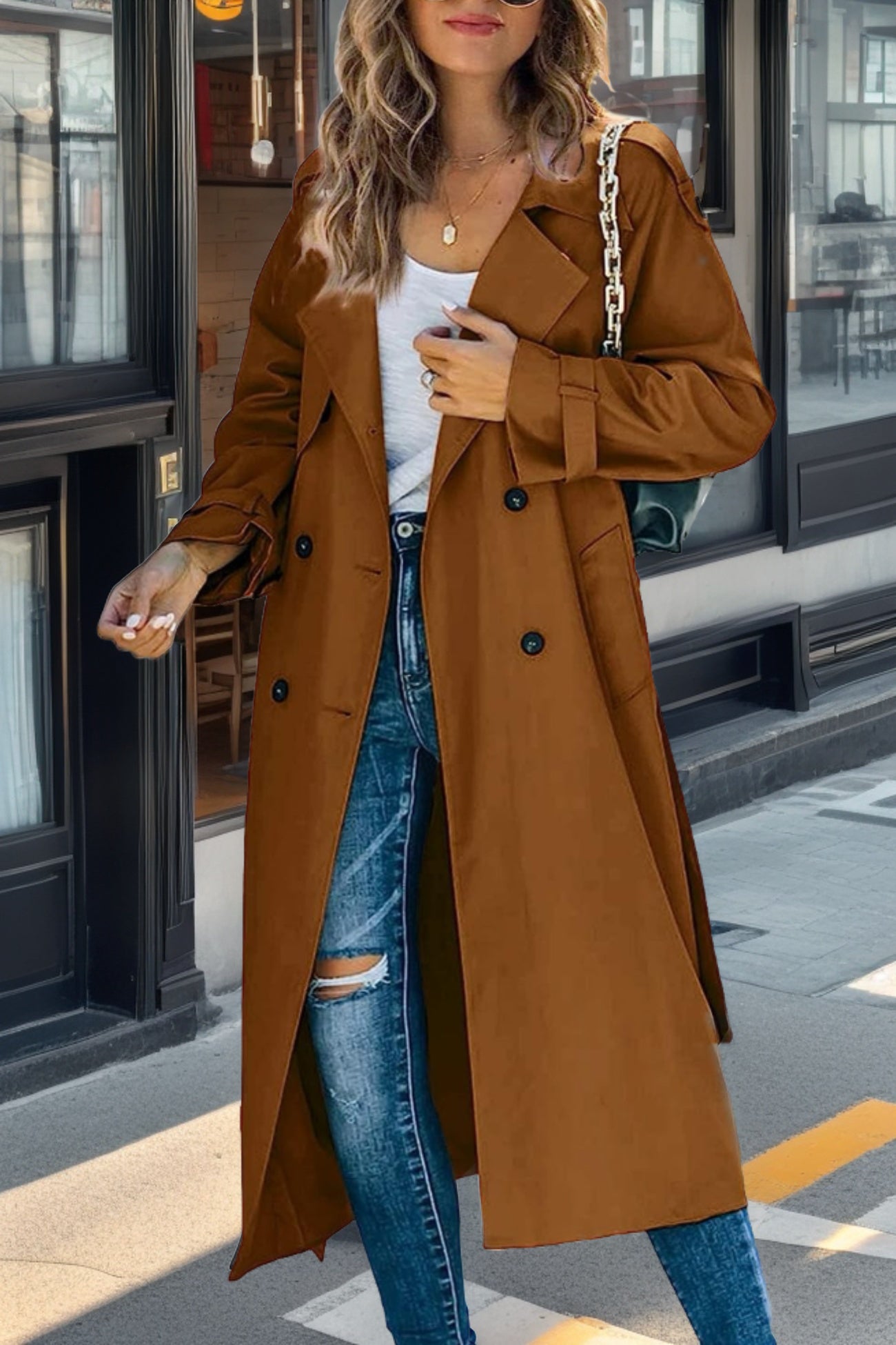 Cappotto Trench da Donna  Vestibilità Relaxed