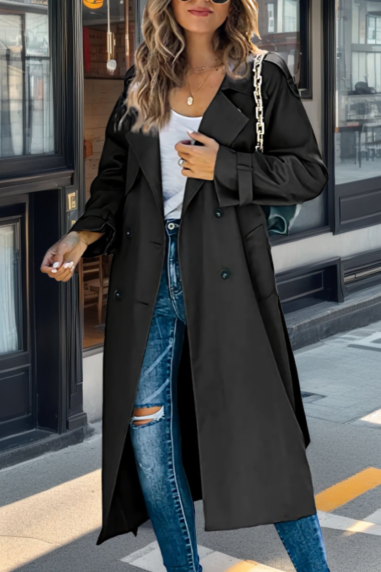 Cappotto Trench da Donna  Vestibilità Relaxed
