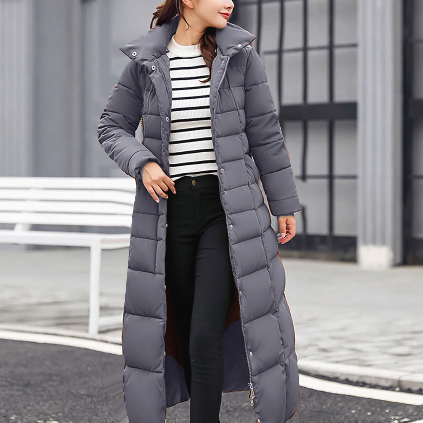 Giacca Parka Lunga da Donna Invernale