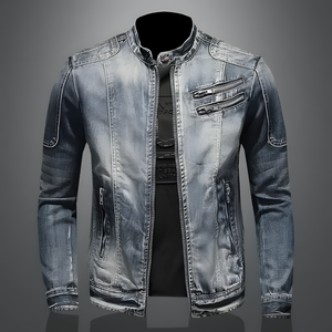 Giacca da uomo in stile denim