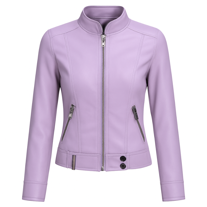 Giacca da Donna in Pelle Elegante e Versatile